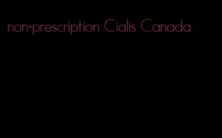 non-prescription Cialis Canada