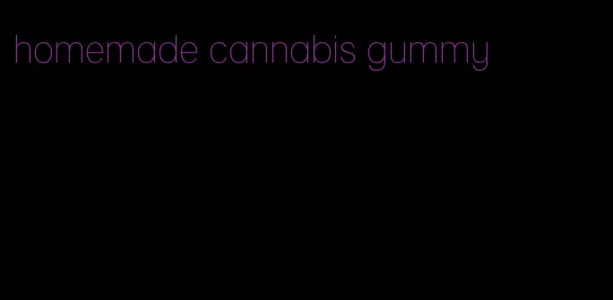 homemade cannabis gummy