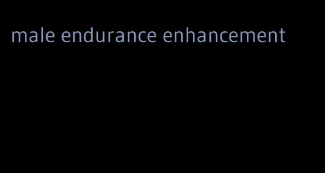 male endurance enhancement
