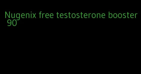 Nugenix free testosterone booster 90
