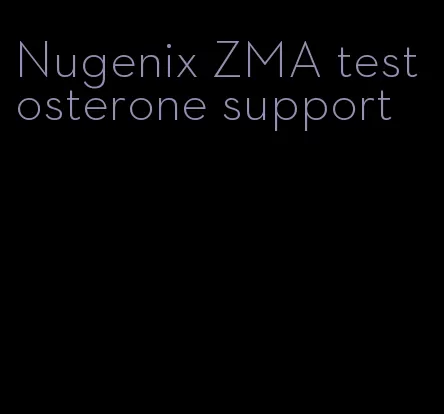 Nugenix ZMA testosterone support