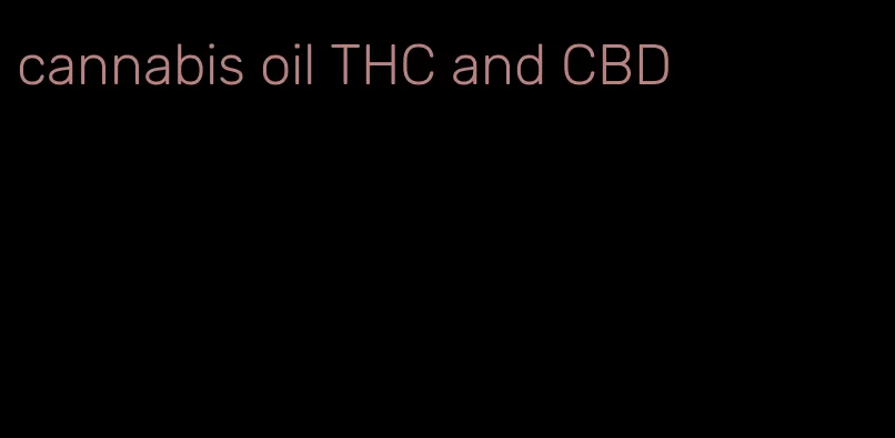 cannabis oil THC and CBD