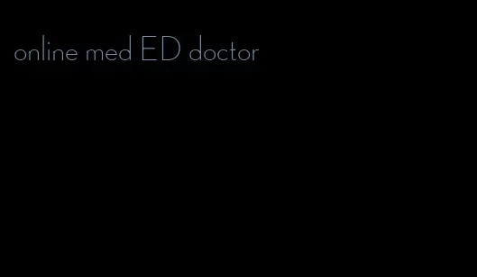 online med ED doctor