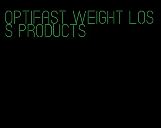 optifast weight loss products