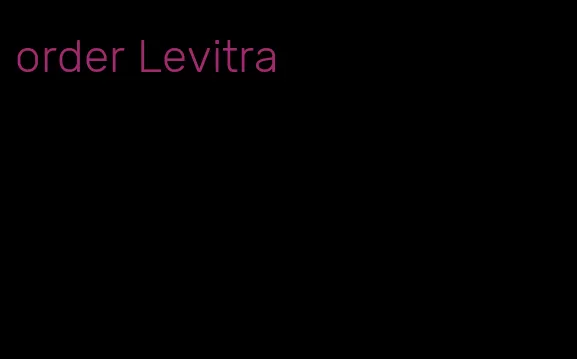 order Levitra