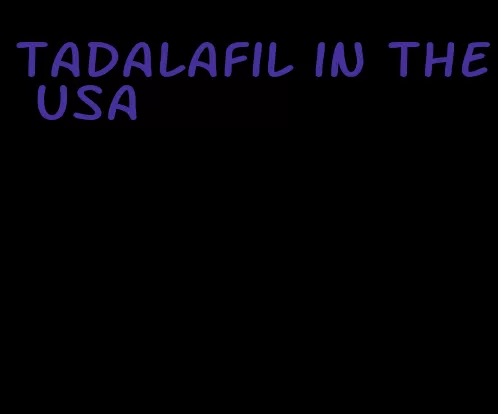 tadalafil in the USA