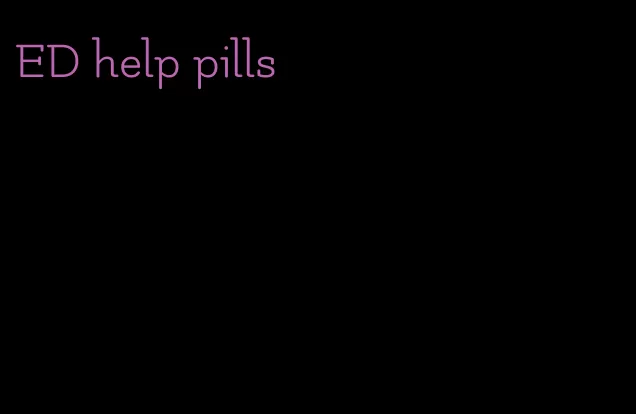 ED help pills