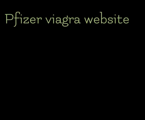 Pfizer viagra website