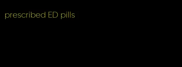 prescribed ED pills