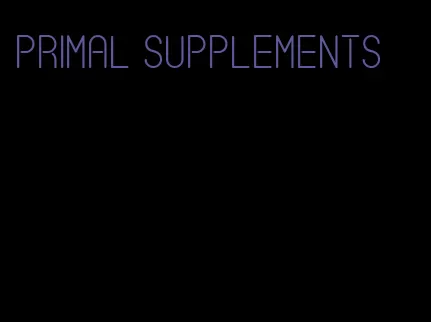 primal supplements