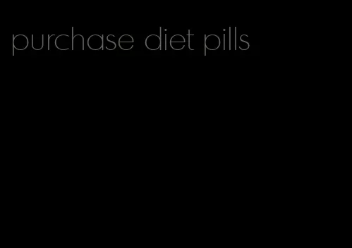 purchase diet pills