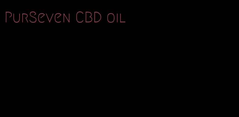 PurSeven CBD oil