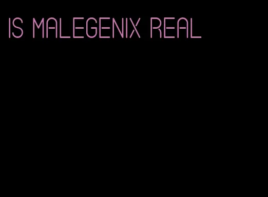 is malegenix real