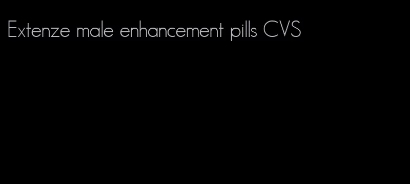 Extenze male enhancement pills CVS