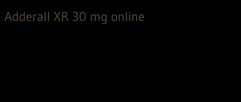 Adderall XR 30 mg online
