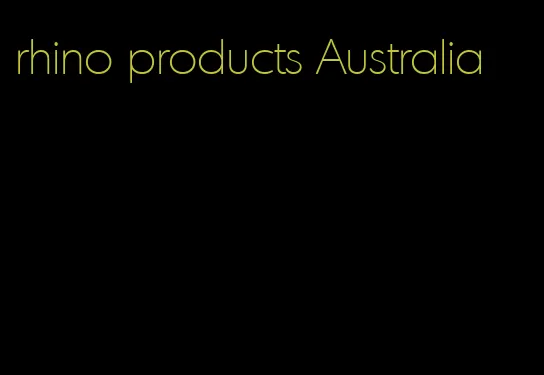 rhino products Australia