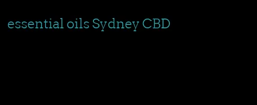 essential oils Sydney CBD