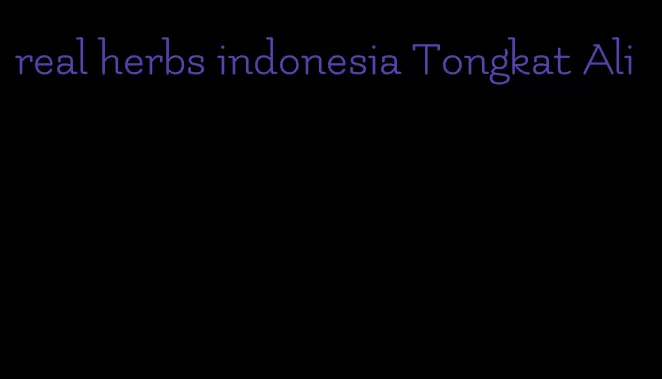 real herbs indonesia Tongkat Ali