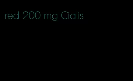 red 200 mg Cialis