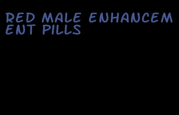 red male enhancement pills