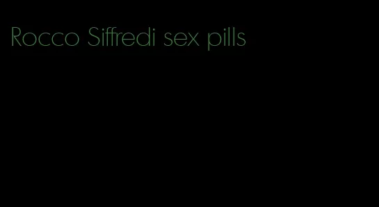 Rocco Siffredi sex pills
