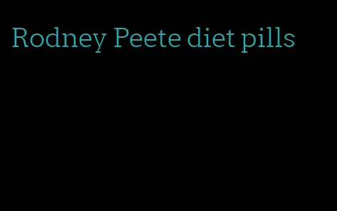 Rodney Peete diet pills