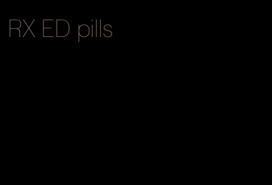 RX ED pills
