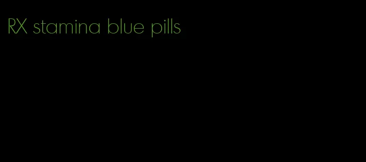 RX stamina blue pills