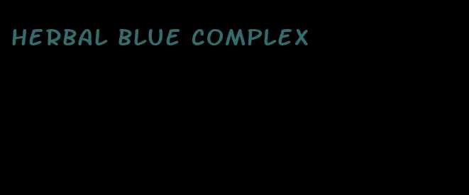 herbal blue complex