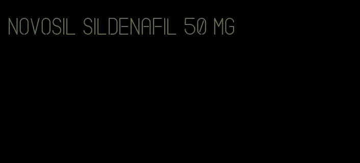 novosil sildenafil 50 mg