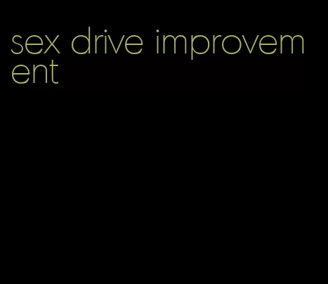 sex drive improvement