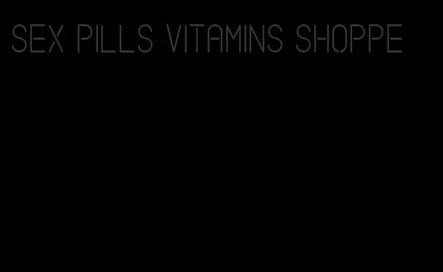 sex pills vitamins shoppe