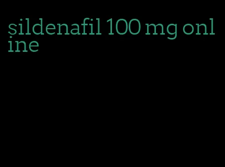 sildenafil 100 mg online
