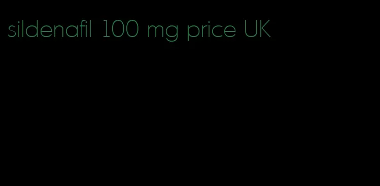 sildenafil 100 mg price UK
