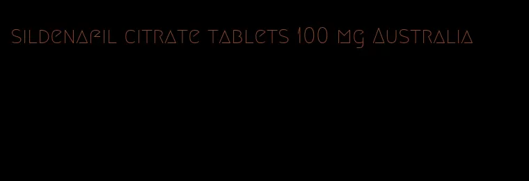 sildenafil citrate tablets 100 mg Australia