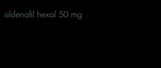 sildenafil hexal 50 mg