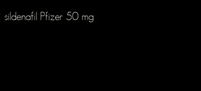 sildenafil Pfizer 50 mg