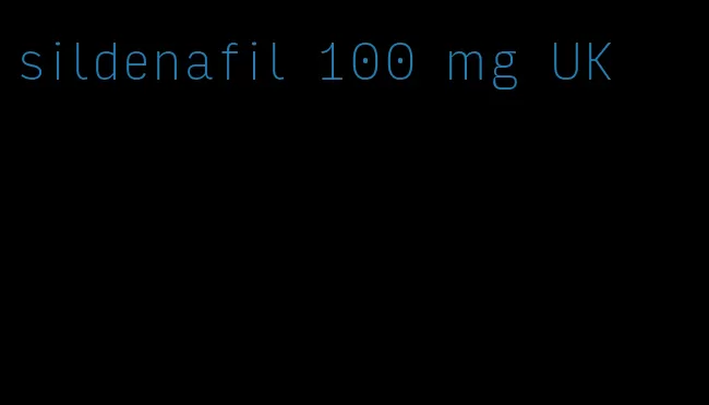 sildenafil 100 mg UK