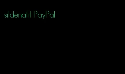 sildenafil PayPal