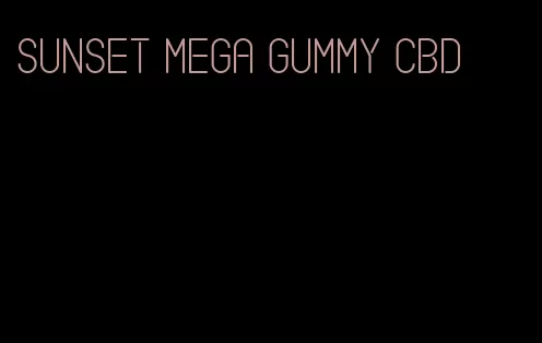 sunset mega gummy CBD