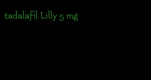 tadalafil Lilly 5 mg