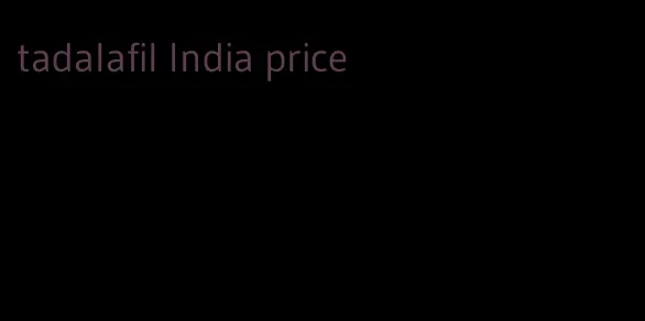 tadalafil India price