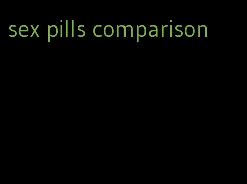 sex pills comparison