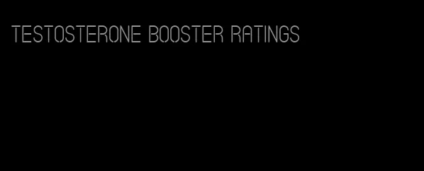 testosterone booster ratings