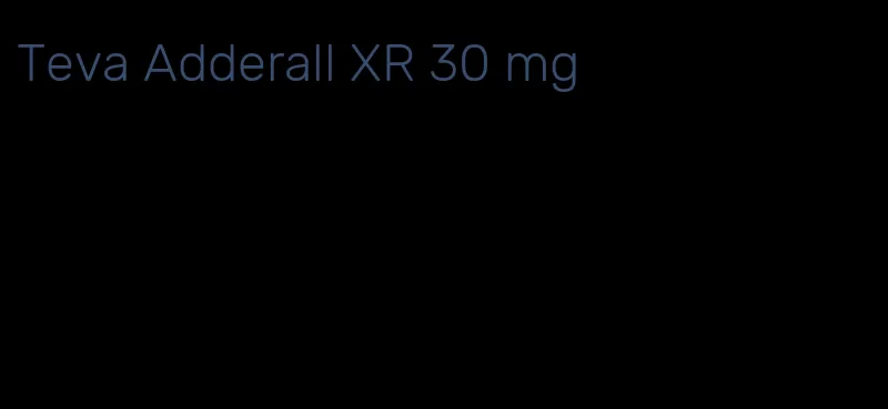 Teva Adderall XR 30 mg