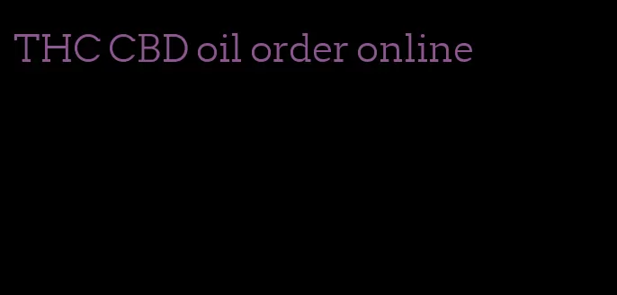 THC CBD oil order online