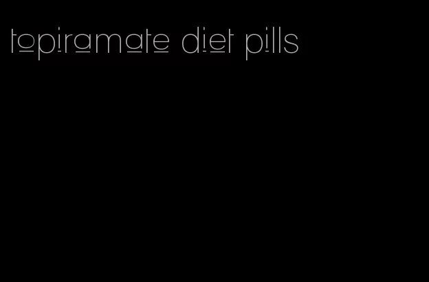 topiramate diet pills