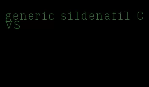 generic sildenafil CVS