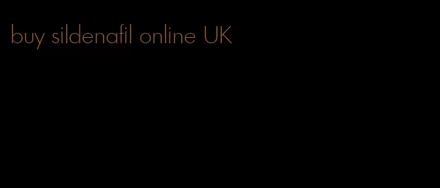 buy sildenafil online UK