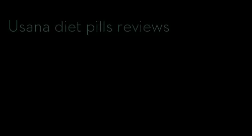 Usana diet pills reviews